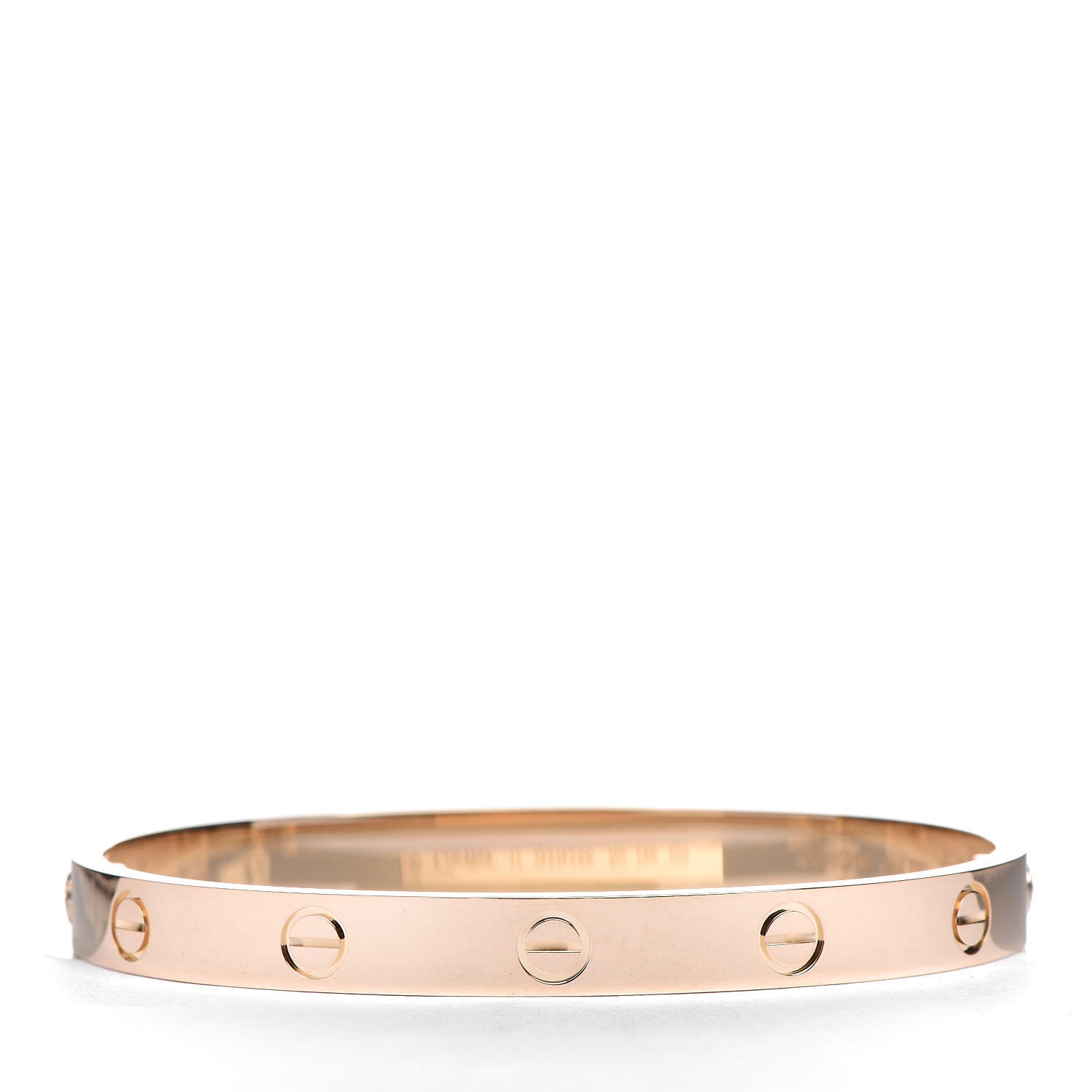 Cartier 18K Yellow Gold LOVE Bracelet 17 3 of 7