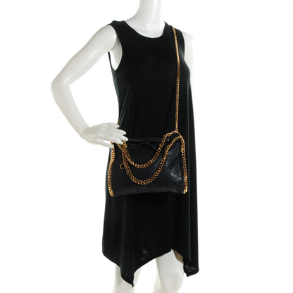 Stella McCartney Shaggy Deer Mini Falabella Tote Navy 2 of 9