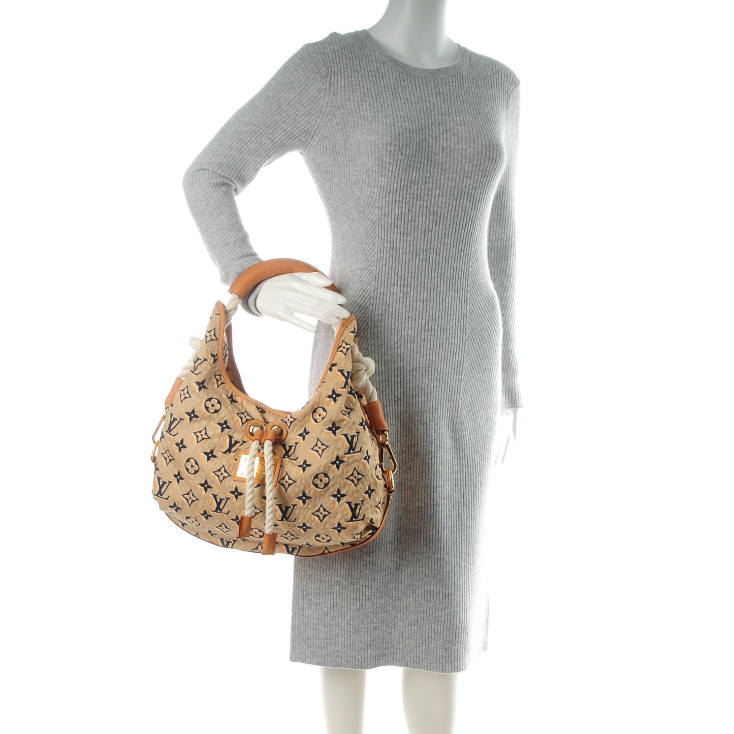 Canvas Monogram Cruise Bulles MM Natural