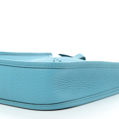 Hermes Taurillon Clemence Evelyne TPM Bleu Du Nord 9 of 10