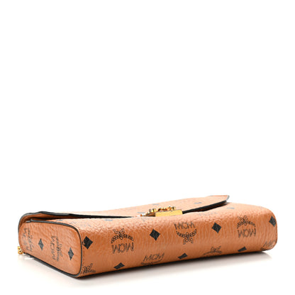 MCM Visetos Medium Patricia Wallet On Chain Cognac 4 of 11