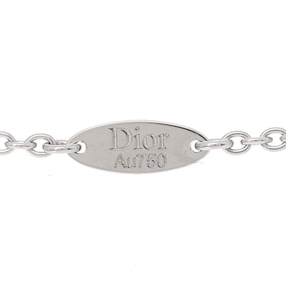 Christian Dior 18K White Gold Diamond Mother of Pearl Rose Des Vents Bracelet 5 of 7