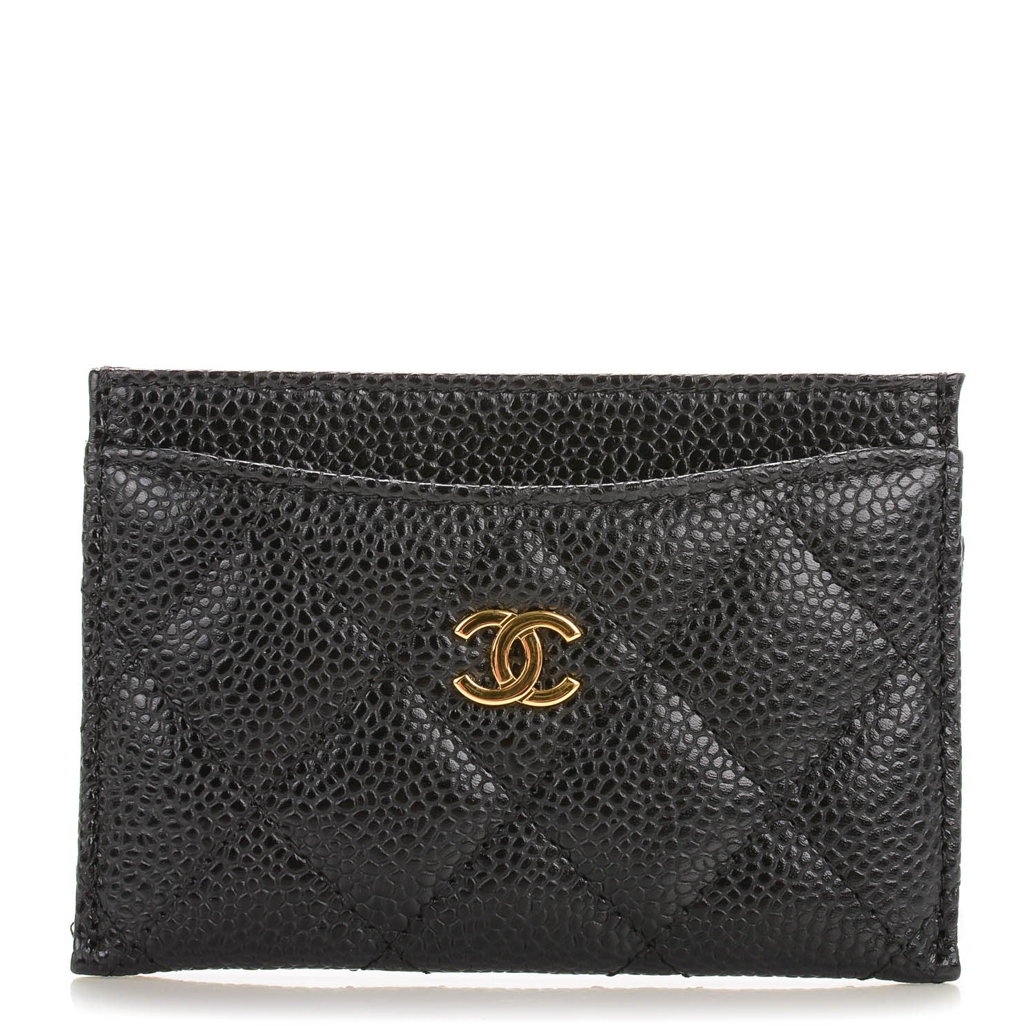Chanel Caviar Quilted Card Holder Black 1 of 8