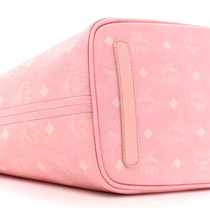 MCM Visetos Medium Liz Reversible Shopper Tote Pink 14 of 15
