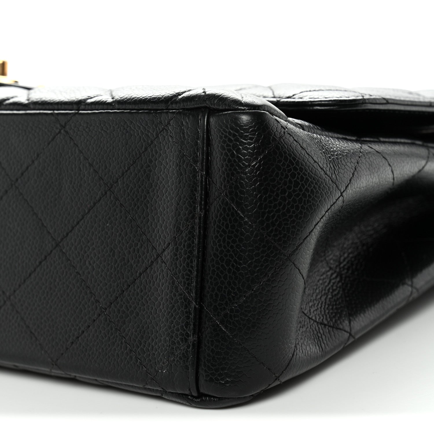 Chanel Caviar Quilted Maxi Double Flap Black 10 of 12