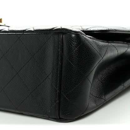 Chanel Caviar Quilted Maxi Double Flap Black 10 of 12