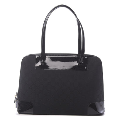 Gucci Monogram Tote Bag Black 1 of 12