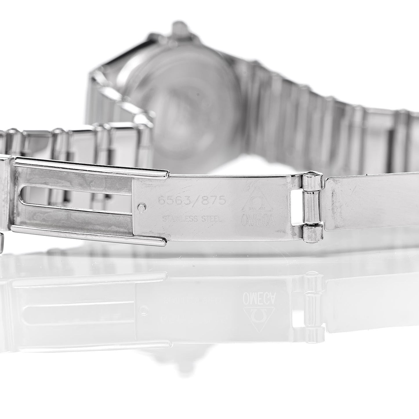 Stainless Steel Diamond Bezel Mother of Pearl 22mm Constellation My Choice Quartz Watch 1465.71.00
