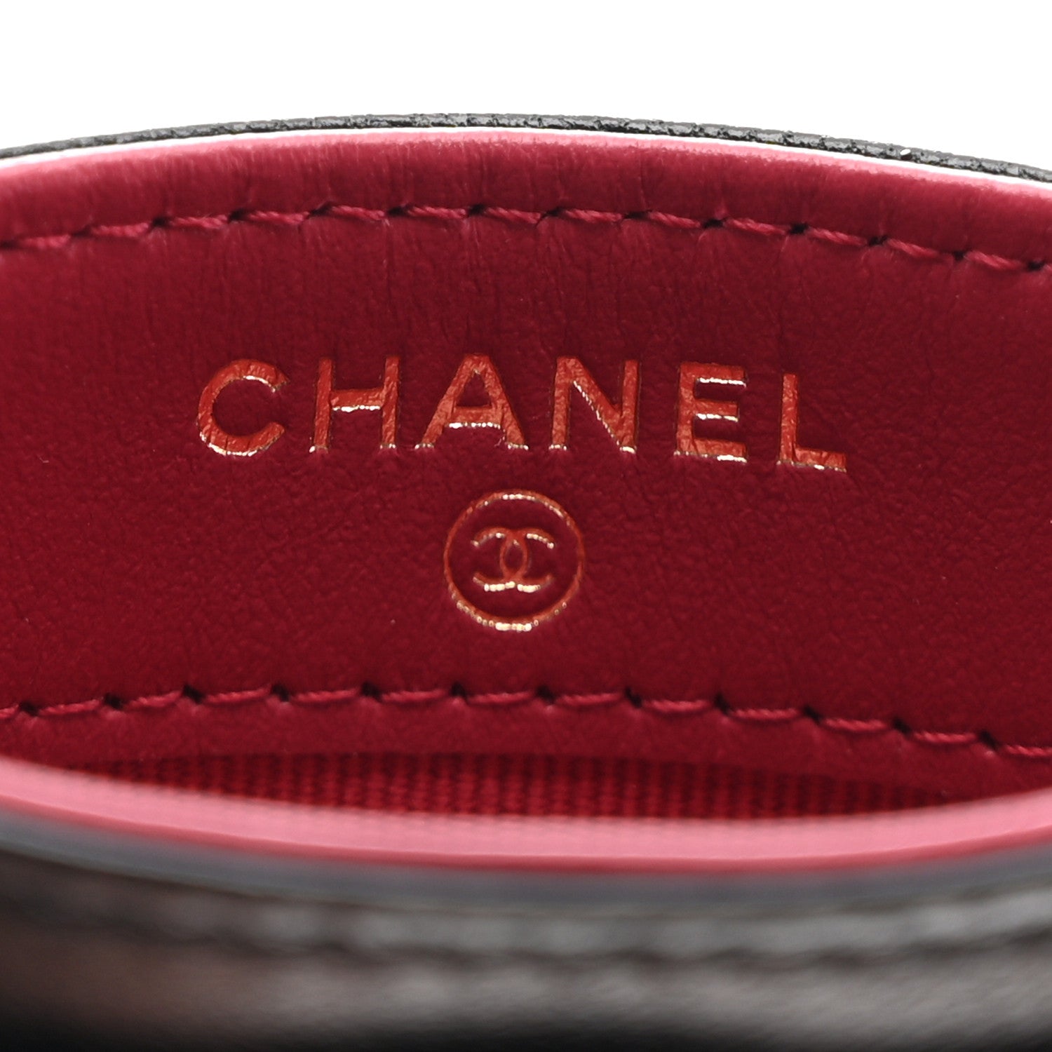 Chanel Lambskin Quilted Chanel 19 Card Holder Black 6 of 9
