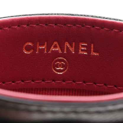 Chanel Lambskin Quilted Chanel 19 Card Holder Black 6 of 9