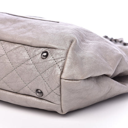 Chanel Calfskin Large Trianon Tote Grey 10 of 11