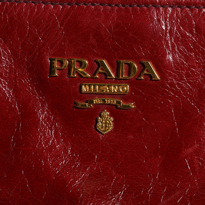 Prada Vitello Shine Tote Rubino 7 of 11