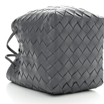 Bottega Veneta Nappa Intrecciato Small Drawstring Bucket Bag Thunder 8 of 9