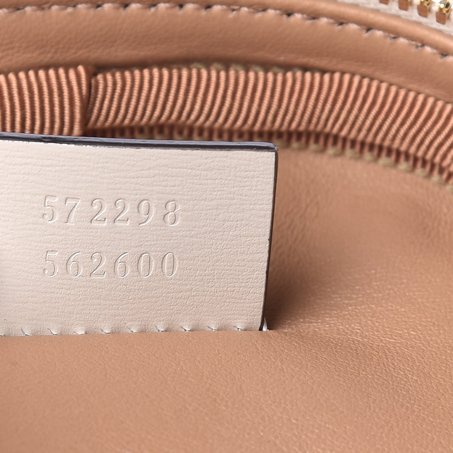 Gucci Calfskin Trapuntata Zumi Belt Bag Off White 9 of 12