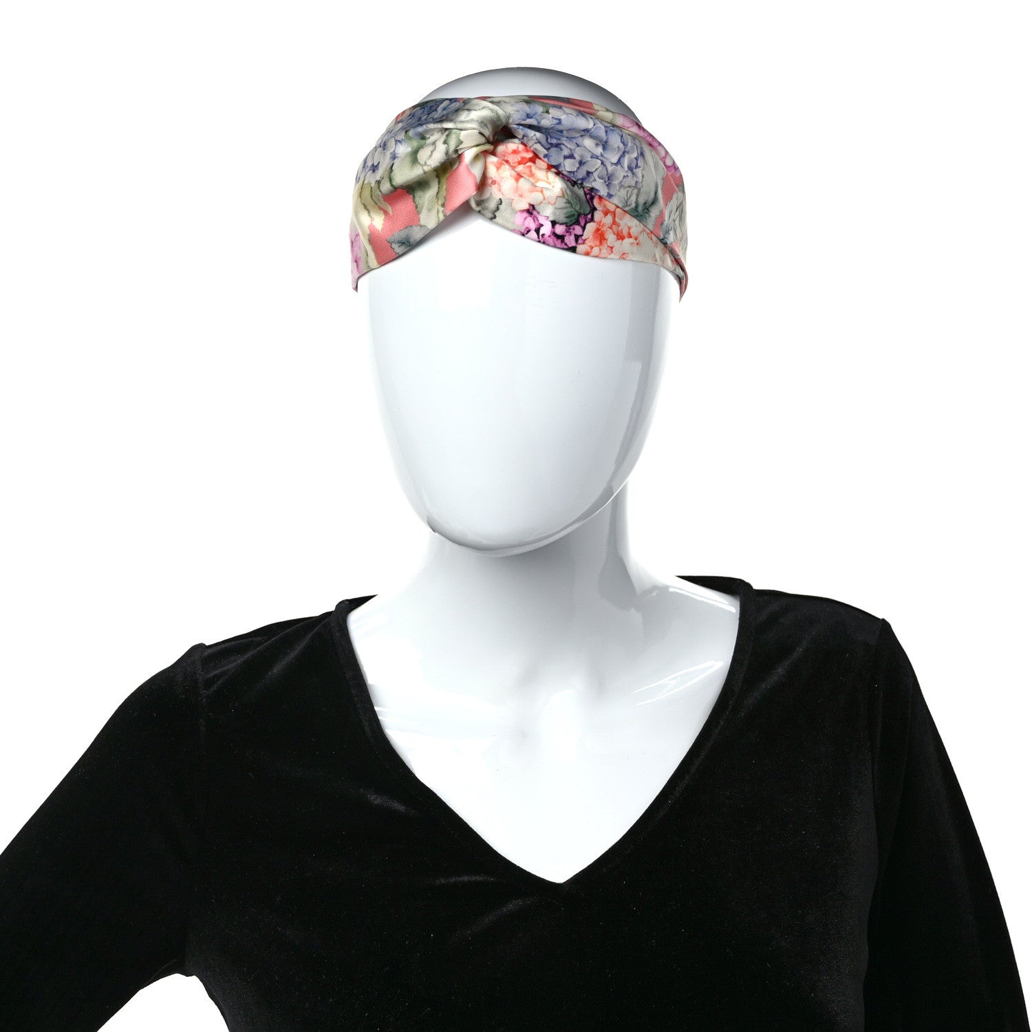 Gucci Silk Hortensin Duchesse Headband Multicolor 2 of 5