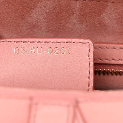 Christian Dior Gradient Calfskin Saddle Bag Pink 7 of 10
