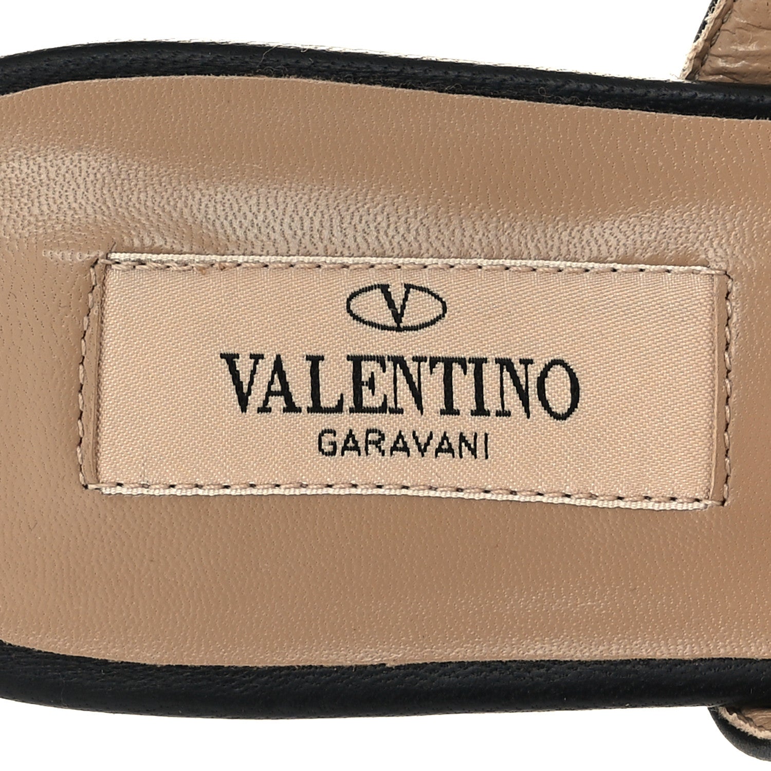 Valentino Garavani Nappa Rockstud Caged Flat Slide Sandals 37 Black 8 of 8
