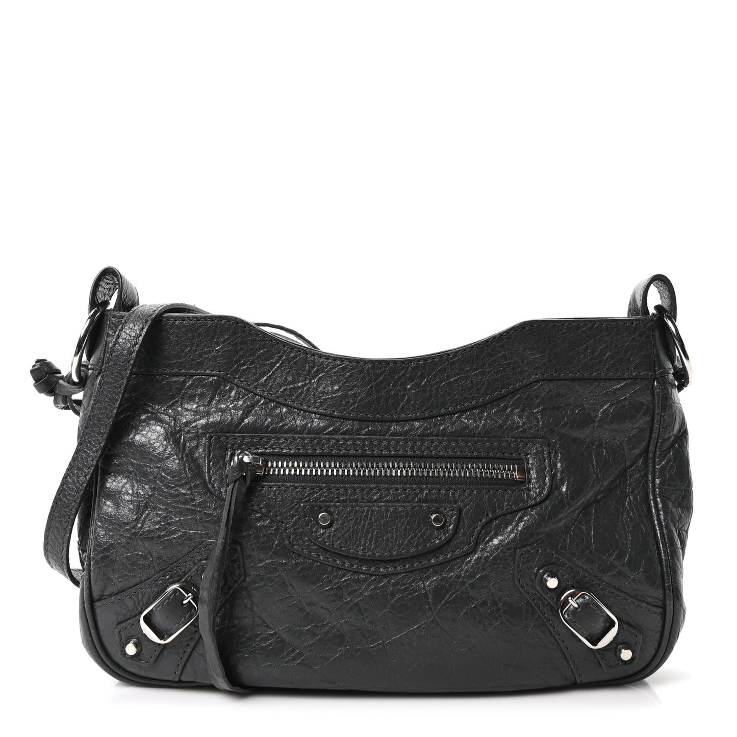 Agneau Classic Silver Hardware Hip Anthracite