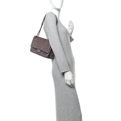 Chanel Metallic Aged Calfskin Quilted 2.55 Reissue 226 Flap Rose Fonce 2 of 16