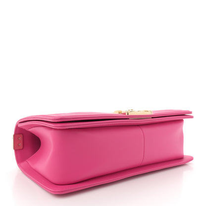 Chanel Lambskin Quilted Medium Boy Flap Pink 4 of 12