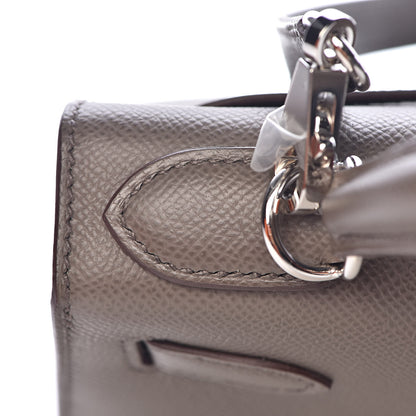 Hermes Epsom Kelly Sellier 28 Etain 32 of 39