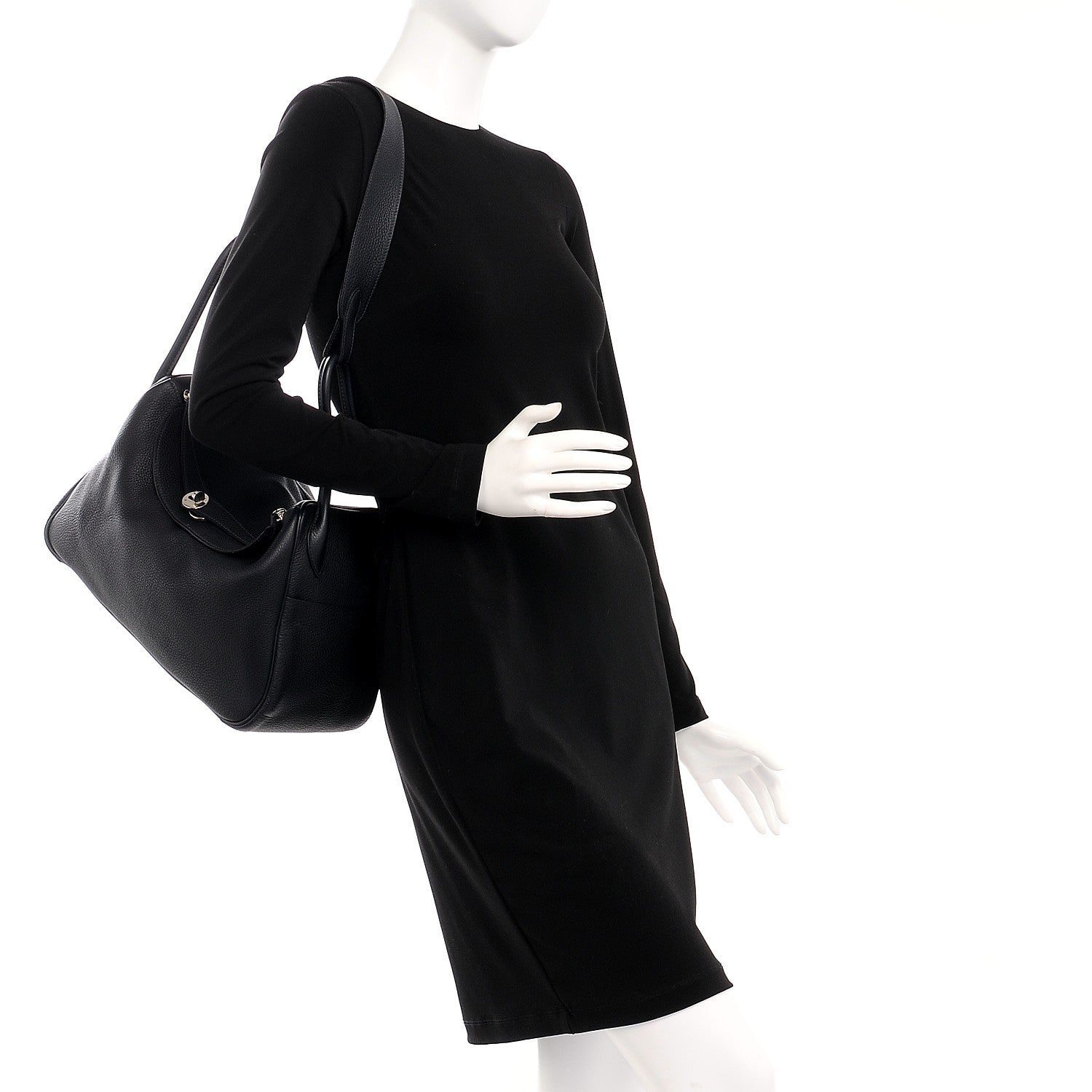 Hermes Taurillon Clemence Lindy 34 Indigo 3 of 11