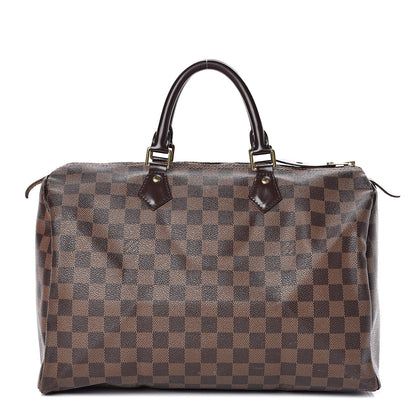 Louis Vuitton Damier Ebene Speedy 35 1 of 17