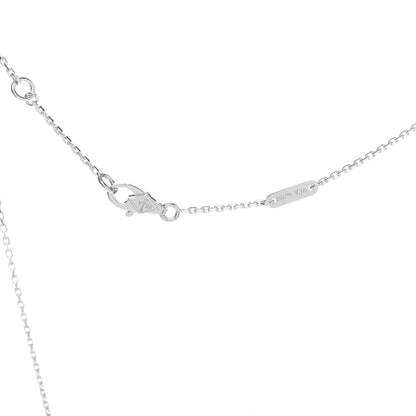 Van Cleef & Arpels 18K White Gold Turquoise Sweet Alhambra Butterfly Pendant Necklace 4 of 4