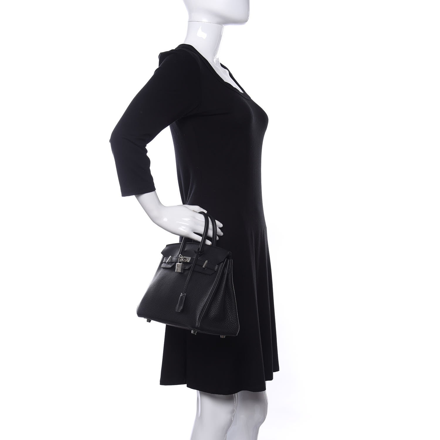 Hermes Togo Birkin 25 Black 2 of 11