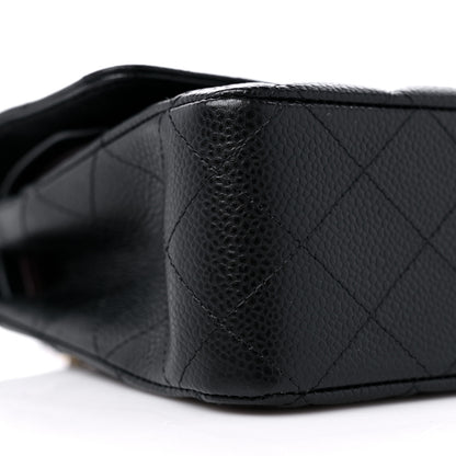 Chanel Caviar Quilted Medium Double Flap Black 8 of 10