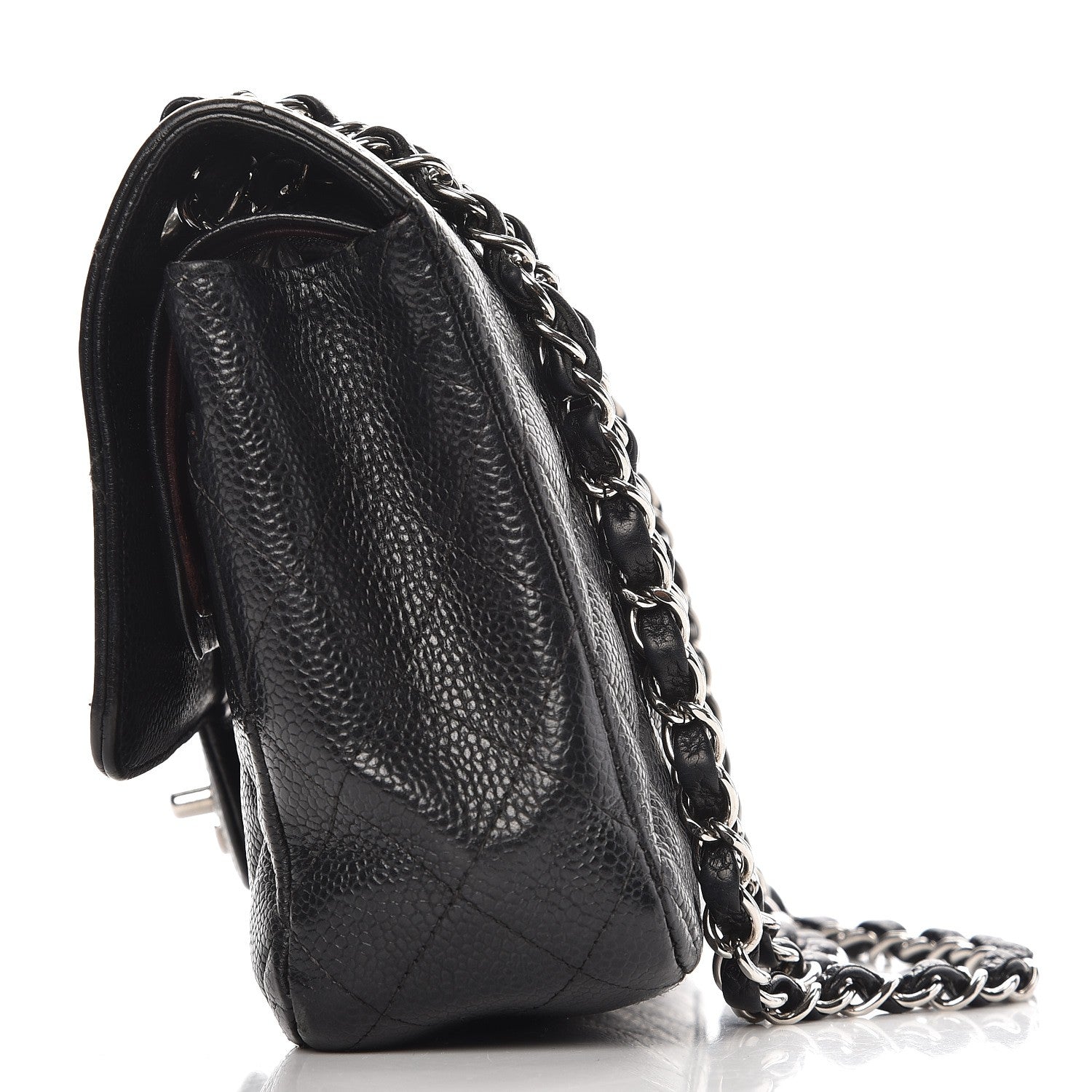 Chanel Caviar Quilted Medium Double Flap Black 13 of 18