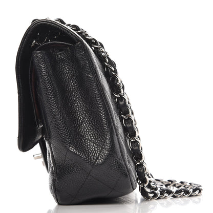 Chanel Caviar Quilted Medium Double Flap Black 13 of 18