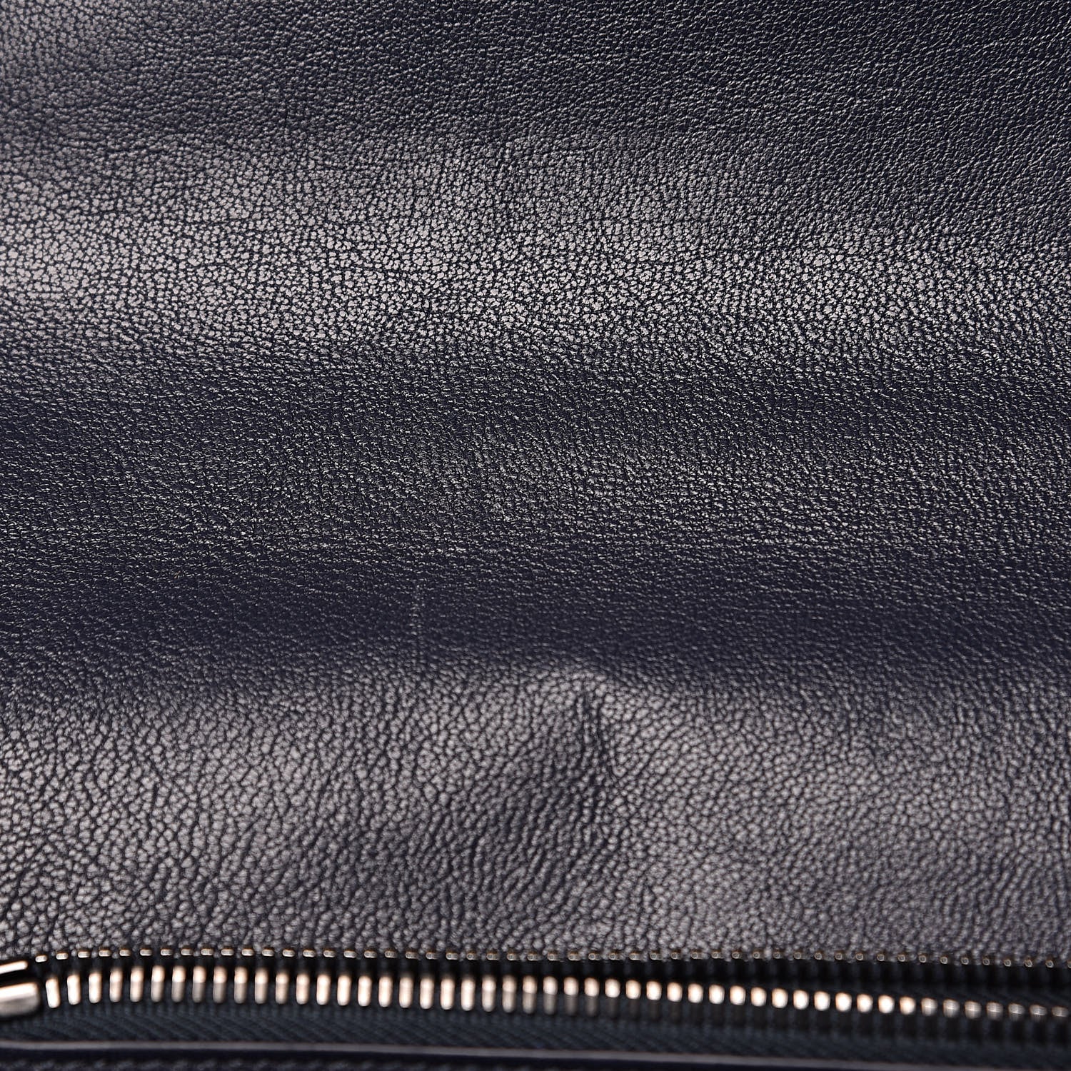 Saint Laurent Sheepskin Matelasse Chevron Monogram Large College Satchel Navy Blue 11 of 19