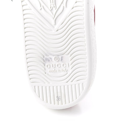 Gucci Calfskin Web Heart Embroidered Womens Ace Sneakers 36 White 6 of 9