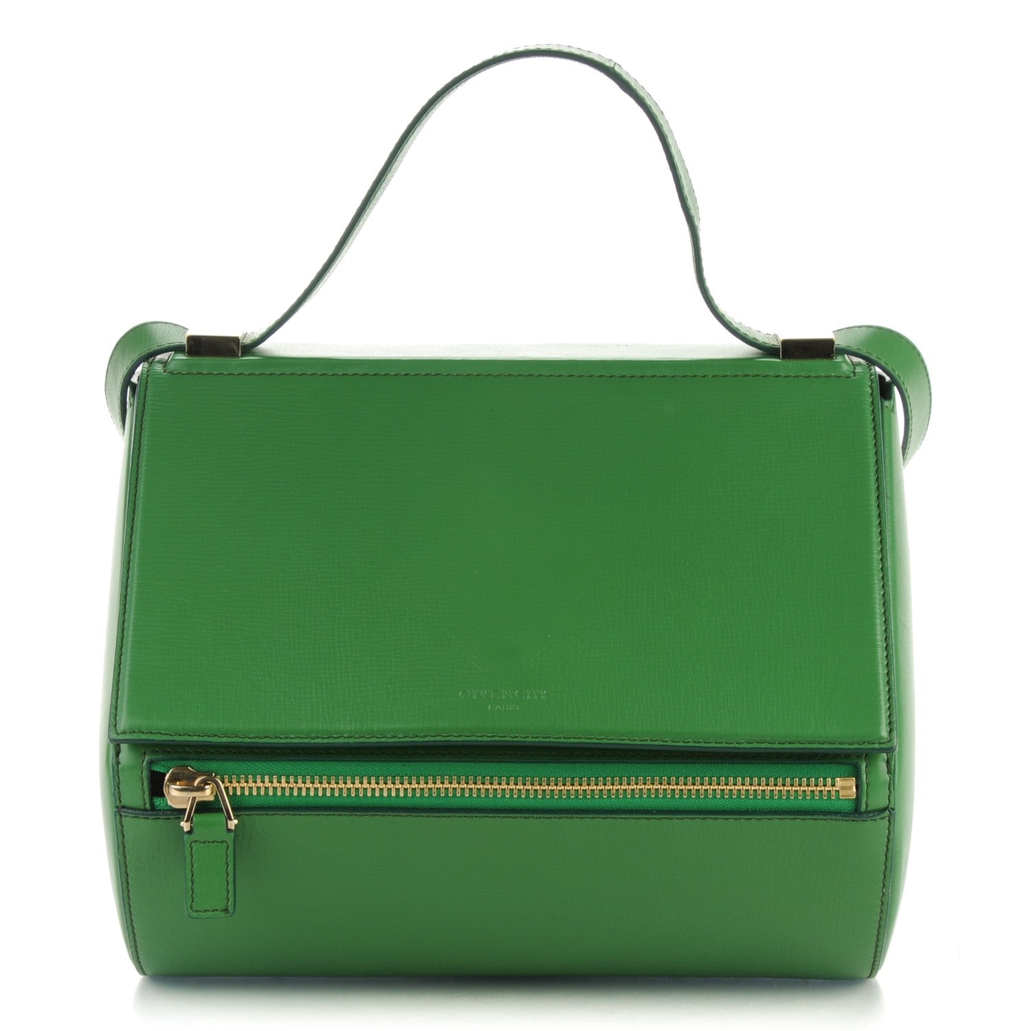 Givenchy Textured Calfskin Medium Pandora Box Crossbody Bag Emerald 1 of 7