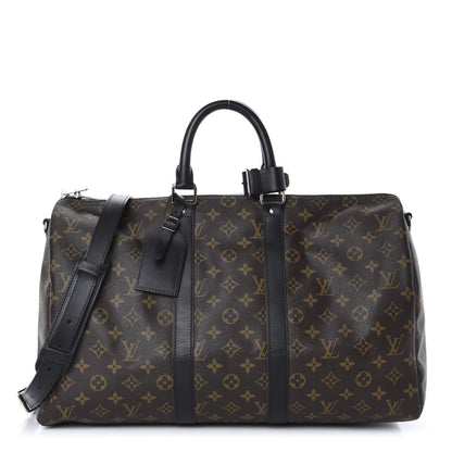 Louis Vuitton Monogram Macassar Keepall Bandouliere 45 1 of 10