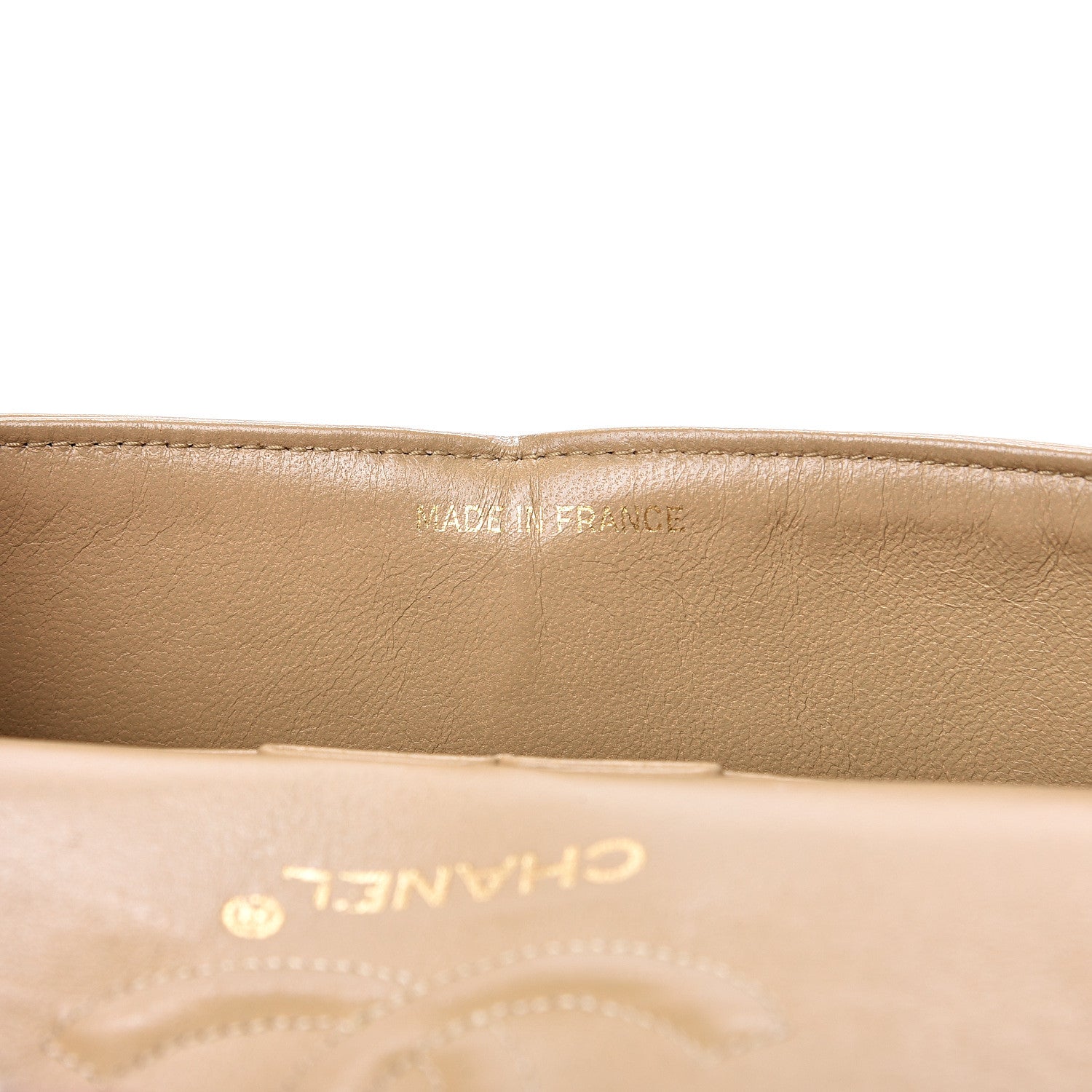 Chanel Lambskin Quilted Small Double Flap Beige 7 of 20