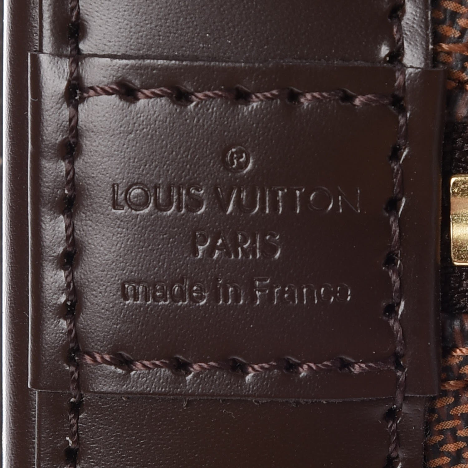 Louis Vuitton Damier Ebene Alma BB 7 of 8