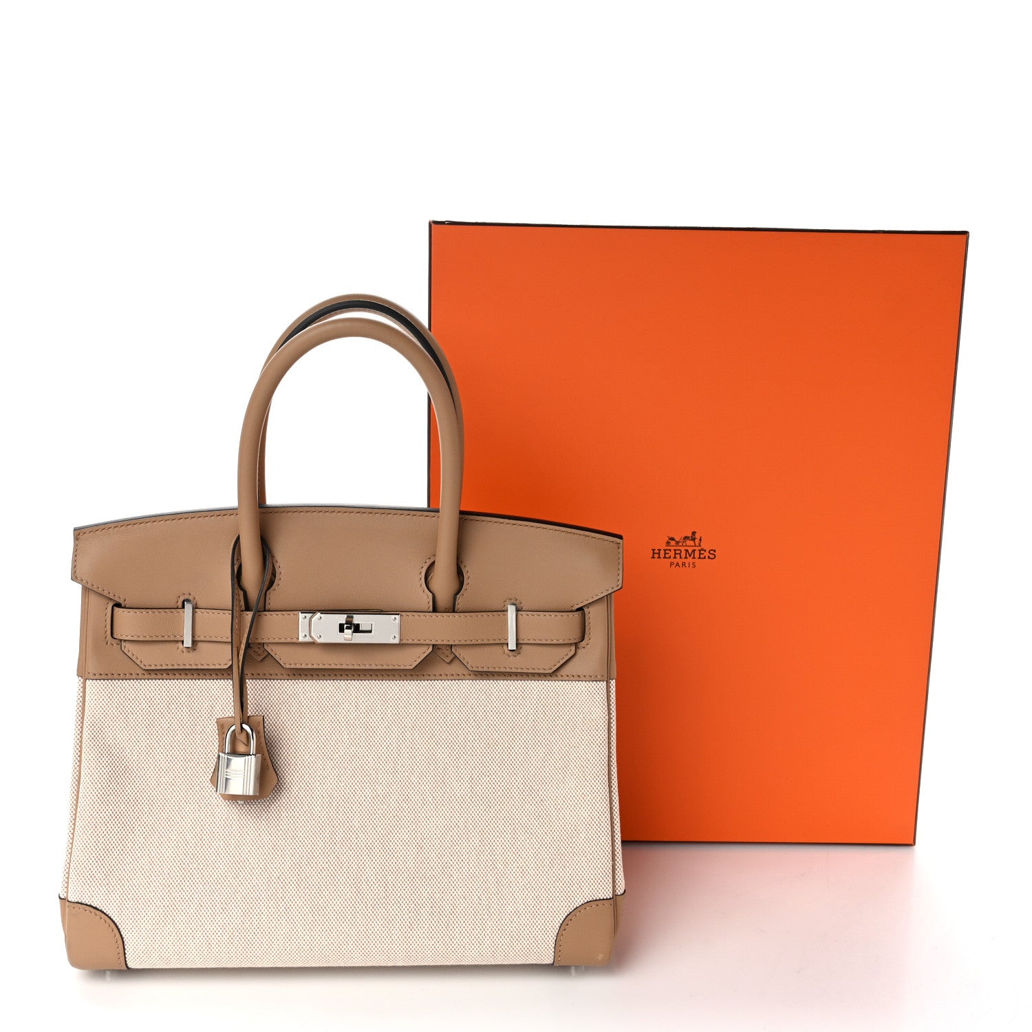 Hermes Toile Swift Birkin 30 Chai 10 of 10