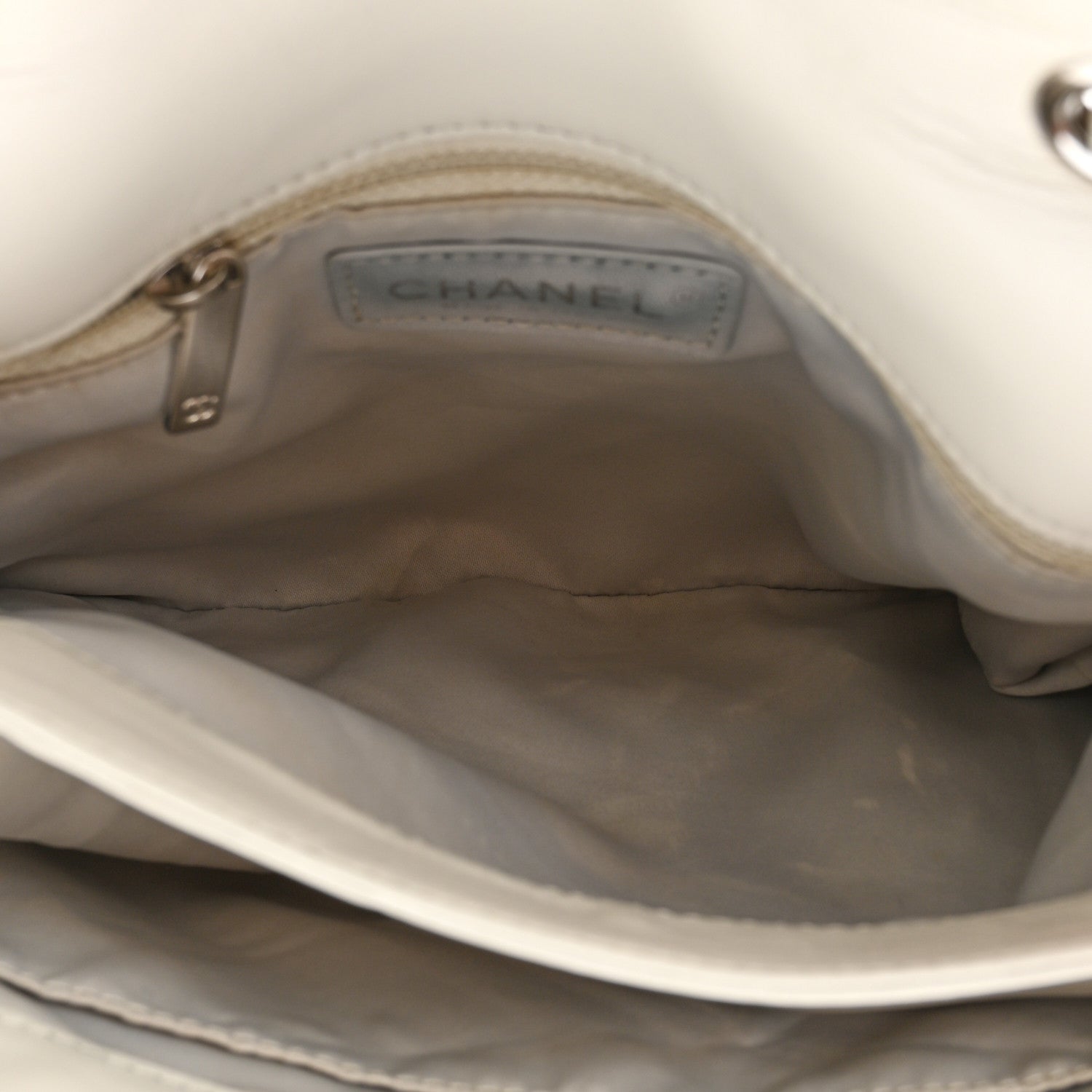 Chanel Lambskin Quilted 2 Pocket Messenger Flap White 6 of 20