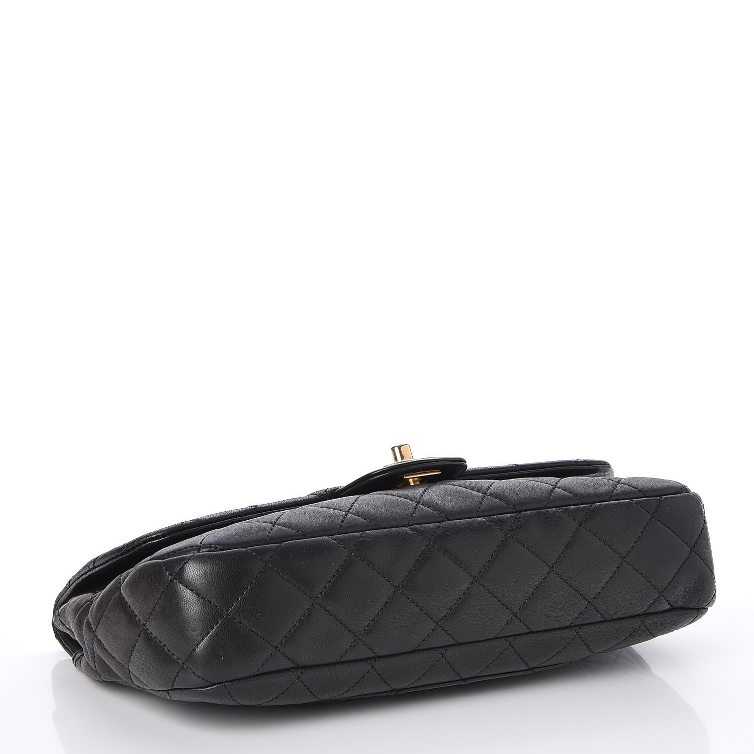 Chanel Lambskin Quilted Medium Cruise Charm Single Flap Black 4 of 7