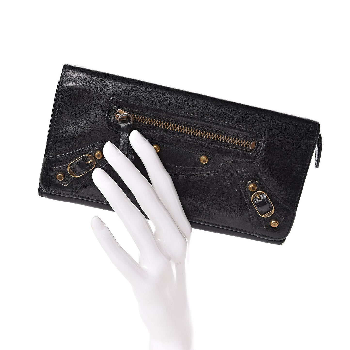 Chevre Classic Hardware Classic Hardware Money Wallet Black