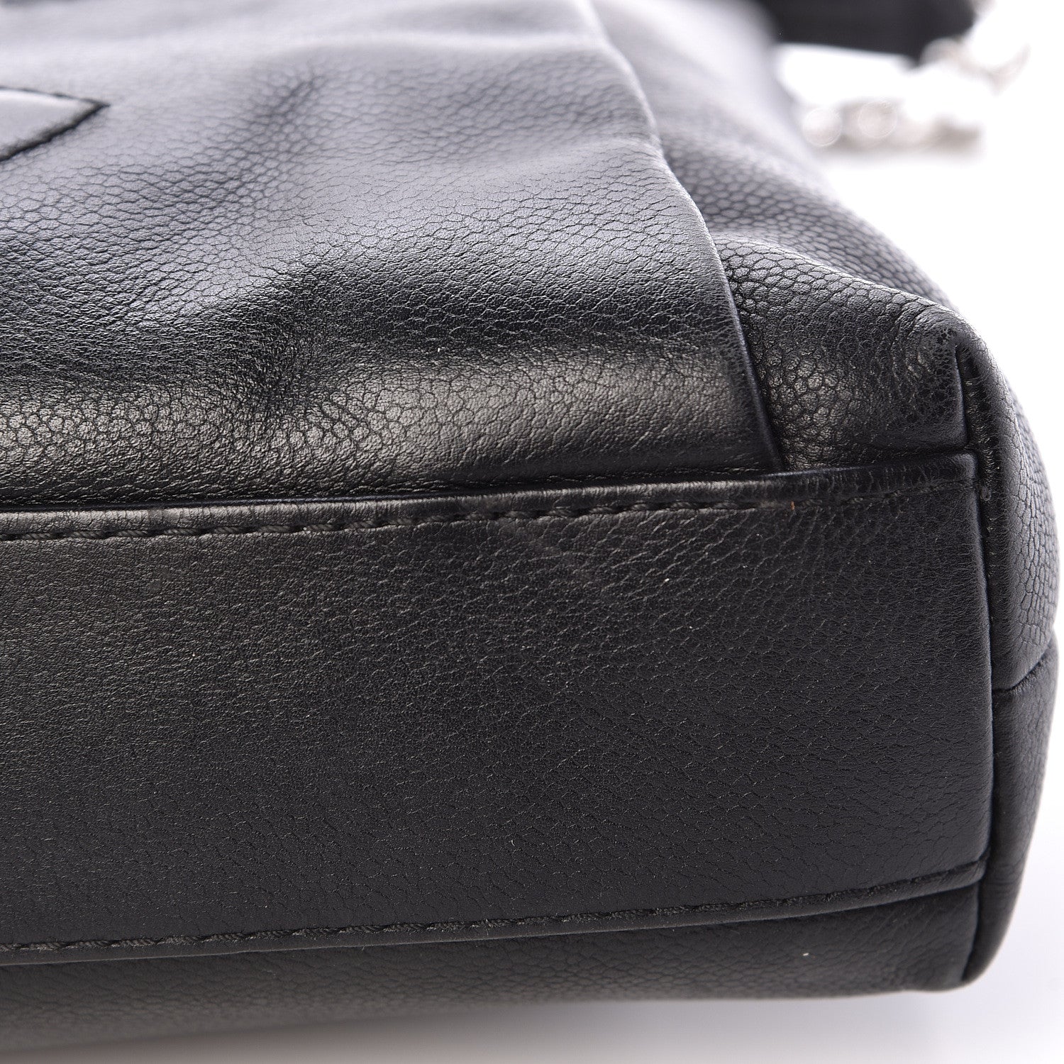 Chanel Caviar Large CC Tuck Tote Black 15 of 15