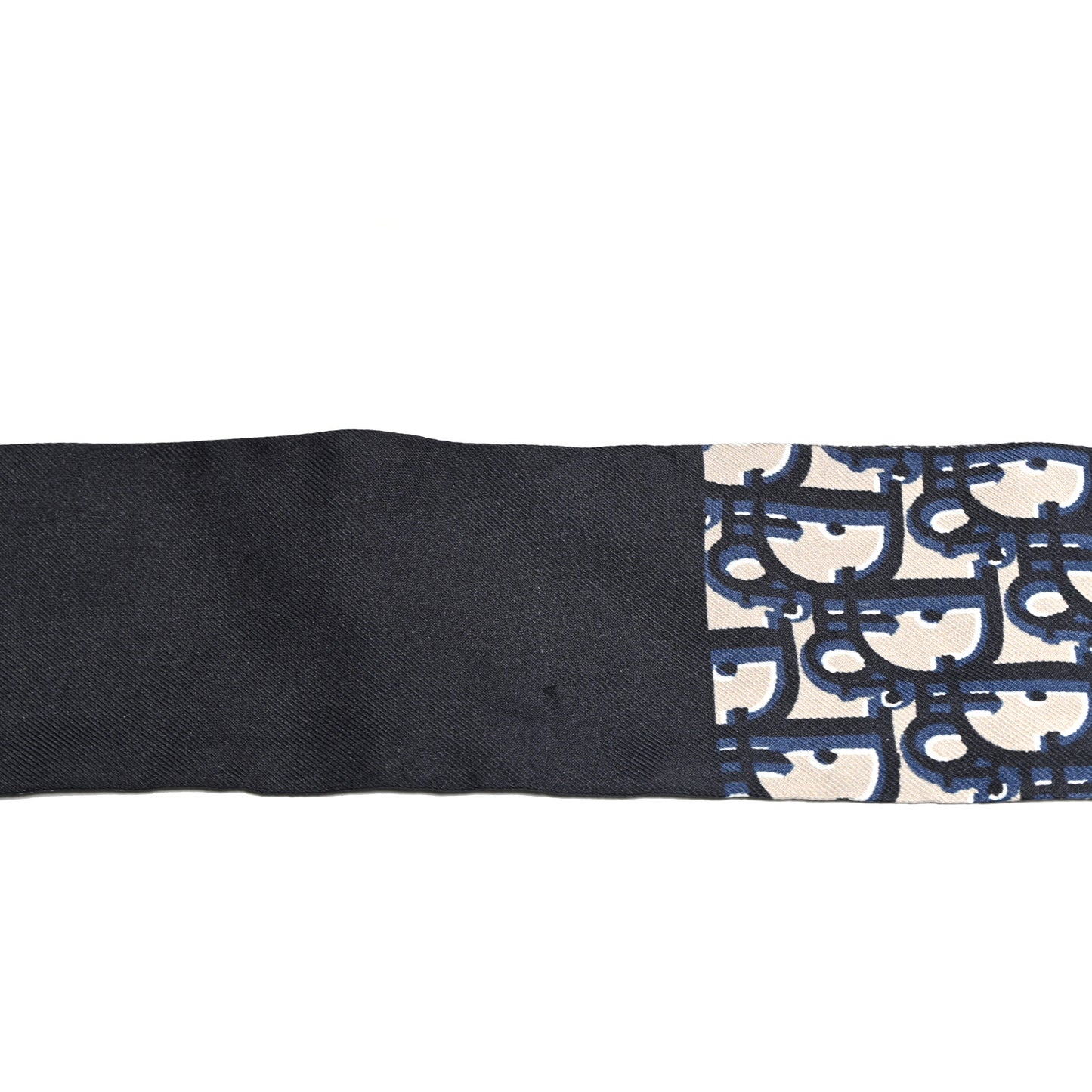 Silk Oblique Mitzah Scarf Blue