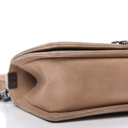 Chanel Iridescent Caviar Quilted Medium Boy Flap Beige 6 of 14