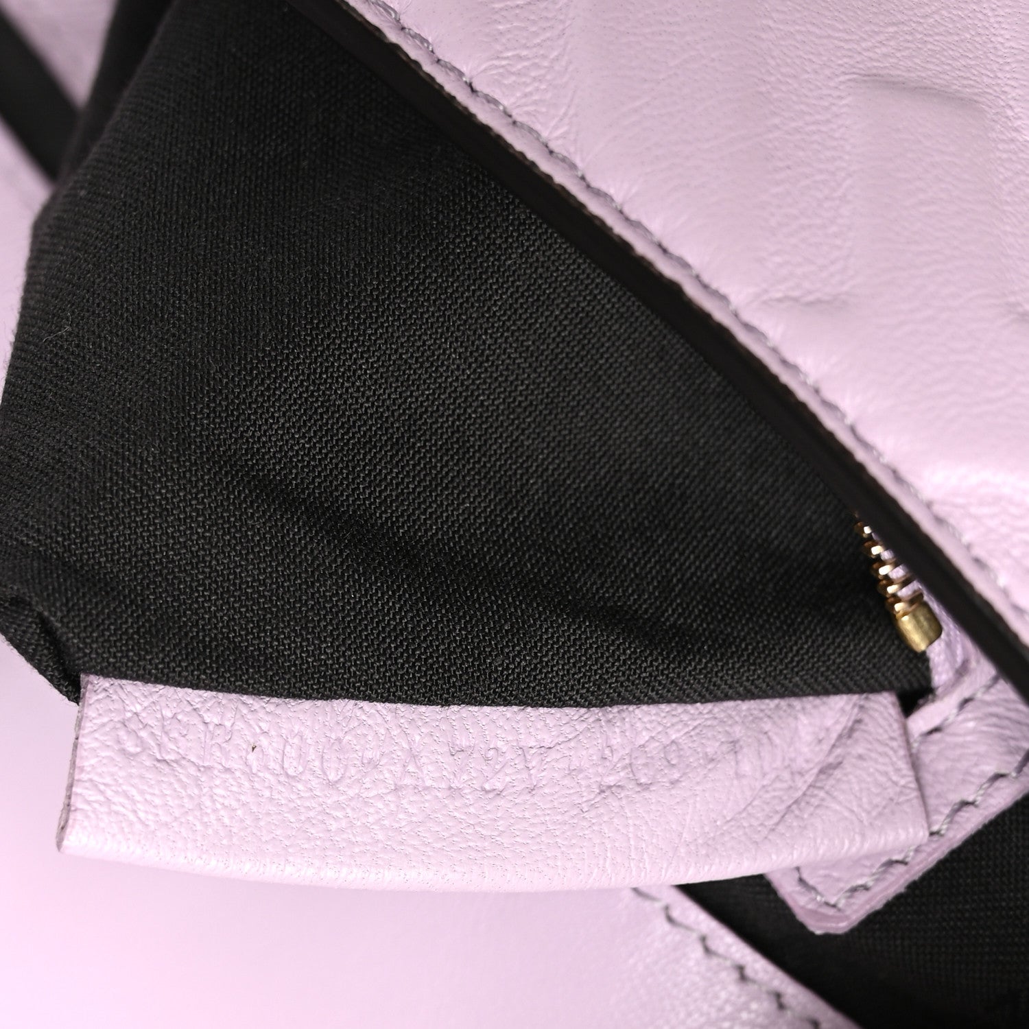 Fendi Nappa FF 1974 Embossed Baguette Anemone 7 of 10