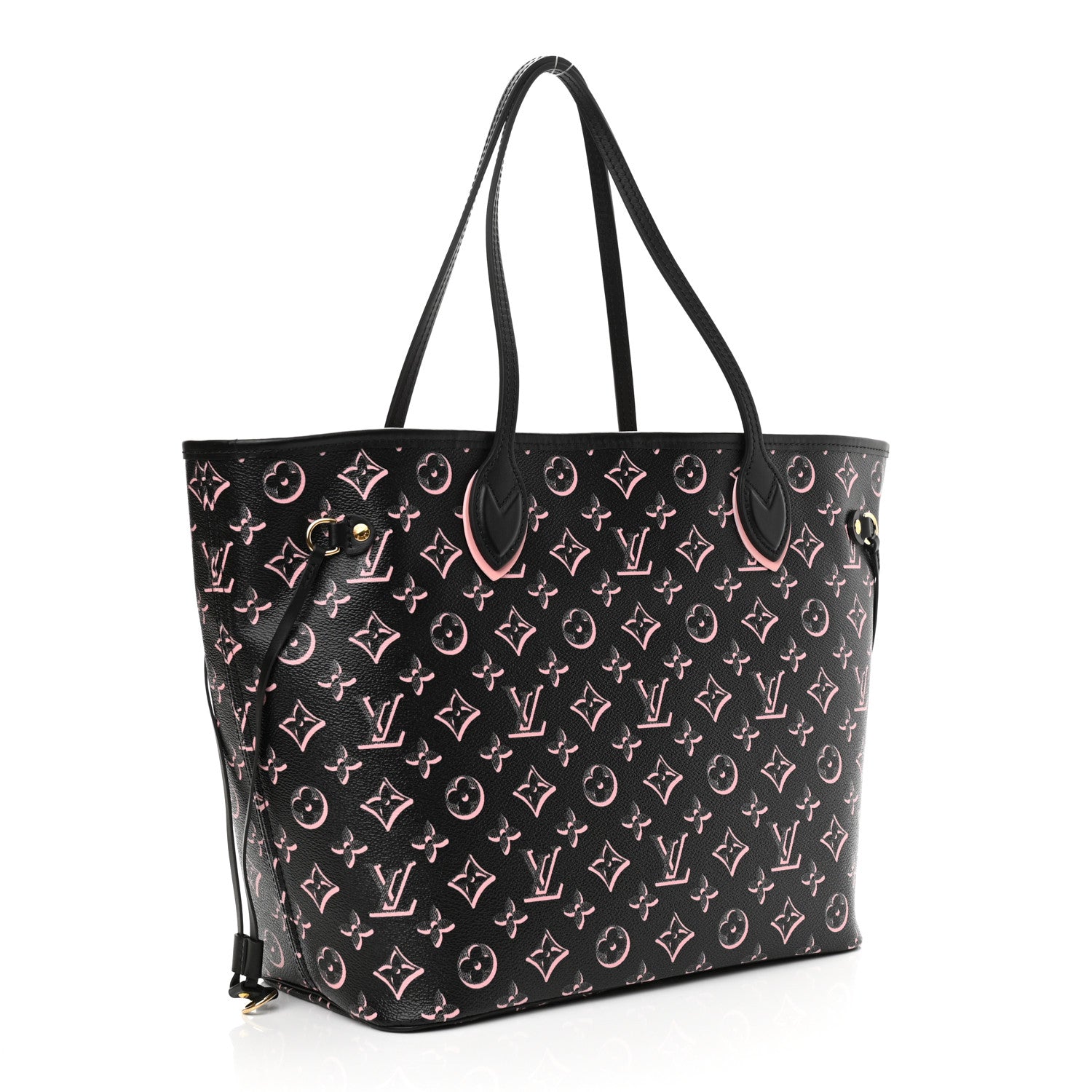 Louis Vuitton Monogram Fall For You Neverfull MM Black 5 of 10