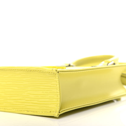 Louis Vuitton Epi Petit Sac Plat Yellow Citron 8 of 10