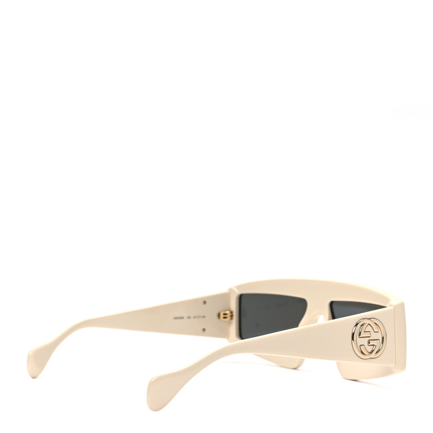 Acetate Shield Sunglasses GG0358S White