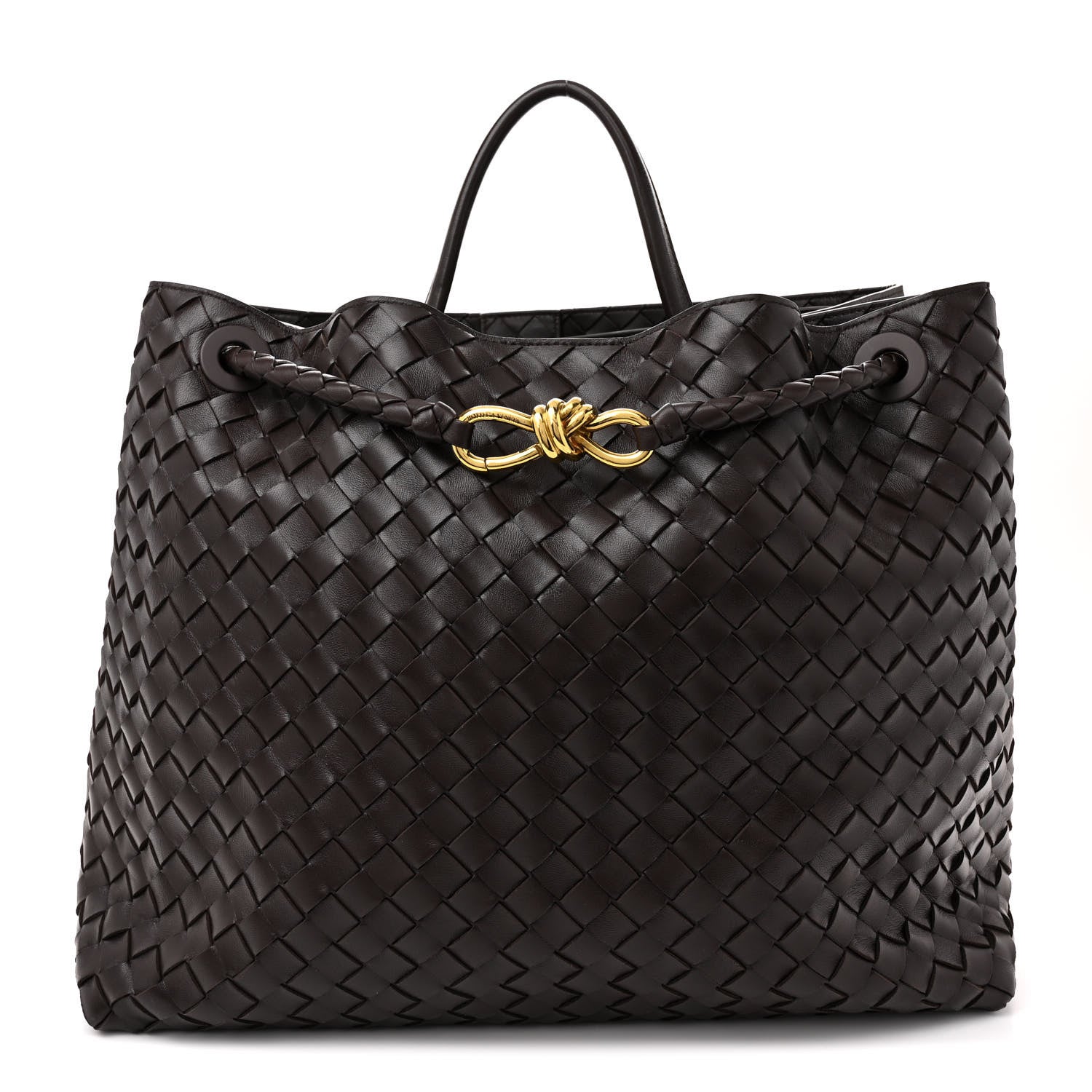 Bottega Veneta Nappa Intrecciato Large Andiamo Shoulder Bag Fondant 1 of 10